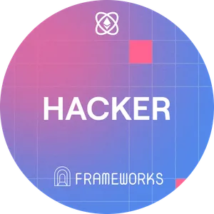 POAP badge for Frameworks Hacker