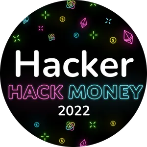 POAP badge for HackMoney 2022 Staked Hacker